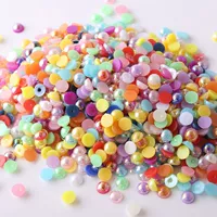 Заколка для волос ручной работы с бантиком, аксессуар для волос, бусины из жемчуга, аксессуары, DIY, 6мм