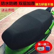 Ghế xe điện chống nước chống nắng xe tay ga 125 chỗ ngồi xe máy pin pin xe phổ quát đệm thoáng khí - Đệm xe máy