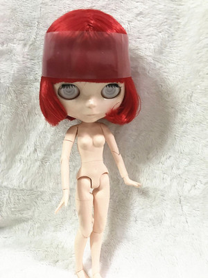 taobao agent Hobgoblin small cloth arthrine nude doll to change the baby, B girl, big red eyesless baby bobo head baby