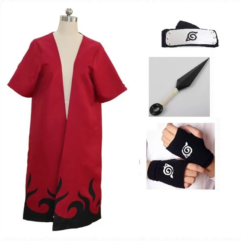 [Наруто Shippuden cosplay плащ 4-го и 6-го Хокаге плащ]