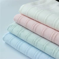 vải jacquard bông vải bông trắng bình dị phụ nữ tươi nhỏ áo váy vải trẻ em các loại vải quần áo - Vải vải tự làm vải cotton 2 chiều