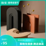 Dnnni Nornic Creative Simple Morandi U -тип керамическая ваза домашняя гостиная модель модель дома крыльцо крыльца декоративное украшение