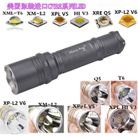 Mantaray M6 Cree T6 L2 V3 V5 V6 Светодиодный светодиодный фонарик 18650.