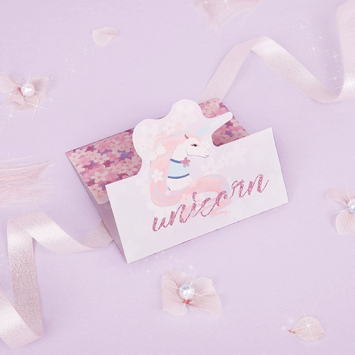 Alien Dream Dream Unicorn Card Card Girl Zichun Sakura Bless Blessing Paper Paper Card