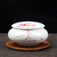 Маленький ретро портативный чай, ювелирное украшение, крем, кожура мандарина, контейнер для хранения, китайский стиль