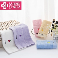 Хлопковое полотенце, мягкое детское средство детской гигиены для умывания для лица домашнего использования, 2 шт