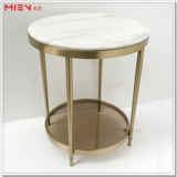 Мебель пекаря круглый угол несколько натуральных яси из белого мрамора.