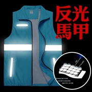 Thanh phản quang tình nguyện viên quảng cáo vest tùy chỉnh làm quần áo in vest - Áo thể thao
