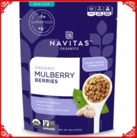 Navitas Organics American Mulberry Dry Натуральная сухой сухожилка сухофдберри