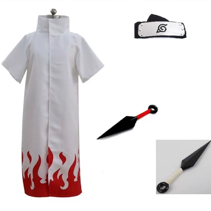 [Наруто Shippuden cosplay плащ 4-го и 6-го Хокаге плащ]
