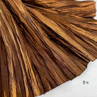 Fashion Flout ● Ревоа -образованная коричневая много -колор блеск силуэт нерегулярная текстура дизайнер ткань ткань