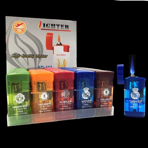 Креативная пластиковая ветрозащитная надувная зажигалка, анти-москитная спираль, круглосуточный магазин