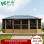 Nội thất ngoài trời châu Âu nhà gỗ gazebo lều nhôm hoạt động ngoài trời sân phơi nắng phòng giải trí lều ghế ngồi ban công