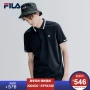 FILA Fila Áo sơ mi nam dệt kim nam chính thức 2019 Mùa hè Mới có cổ áo có cổ ngắn - Áo polo thể thao áo polo nam đẹp