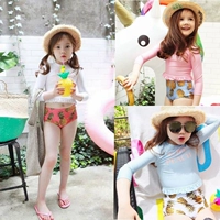 Детский раздельный купальник, милая детская униформа для принцессы, в корейском стиле, 1-3 лет, 3-4 лет