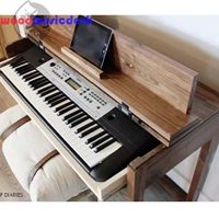 Стол настольный стол с твердым деревом электрического пианино можно сложить студию Flip Studio Workbench Midi Rescord Table Home Piano