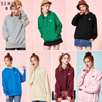 Senma Enterprise Store Áo len nữ 2018 Thu mới Loose Thin Chic Áo trùm đầu Xu hướng thêu thời trang trung niên nữ cao cấp 