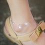 Bướm vòng chân nữ phiên bản Hàn Quốc của sinh viên đơn giản Sen series chuỗi mắt cá chân bạn gái quà tặng kỳ nghỉ siêu flash vòng chân quyến rũ quyến rũ vòng chân nhảy múa