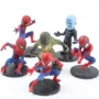 Phiên bản Q của Marvel Hero Spider-Man 2 đồ chơi anh hùng trở lại mô hình búp bê trang trí phụ kiện xe hơi - Khác do choi tre em