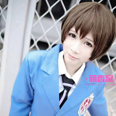 taobao agent Sakuralan college male public relations department Fujioka Haruki mixed brown face short hair anime cosplay wigs