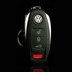 Volkswagen chìa khóa xe USB sạc sáng tạo năng lượng nhẹ hơn tiết kiệm sạc thuốc lá nhẹ hơn windproof móc chìa khóa Bật lửa