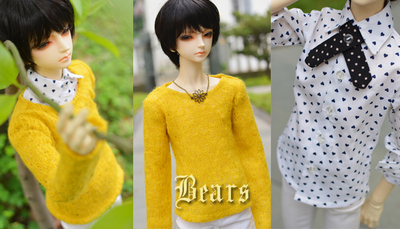 taobao agent ◆ Bears ◆ BJD baby clothing A056 set [Spring Sites] 3 o'clock unpackable sale 1/4 & 1/3 & Uncle