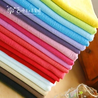 Rửa sạch vải cotton vải handmade TỰ LÀM vải rửa đồng bằng màu bông vải rửa bông vải nhăn vải 18 màu sắc giá 1 cây vải cotton