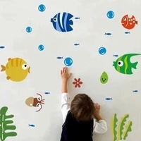 Креативная наклейка на стену для ванной комнаты для детской комнаты для спальни, украшение