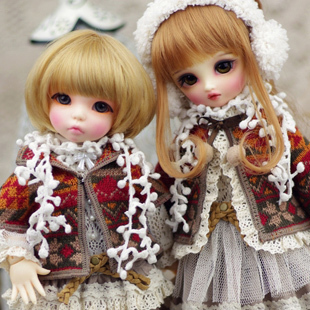 taobao agent AMORS suit BJD baby clothing 6 -point BJD size gaming men's and female forest, WinterBeauty winter dress