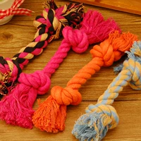10 Выберите 3 -Color Tug -of -Rope Dog Dog Toy Toy Knot Pet Toy Toys Toys Woven Зубы чистые зубы измельчение хлопковое веревочное шарик