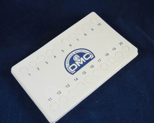 1-20 отверстий DMC Blank Tangent Board Tant-Stitch Emelcodery Line Настройка трехмерной линии вышивки вышивки.