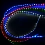 Sửa đổi xe hơi nước mắt đèn xe máy sửa đổi phụ kiện LED ánh sáng dải trang trí vành đai đèn Vỏ đèn nhấp nháy đèn lồng - Phụ tùng xe máy đèn trợ sáng xe máy