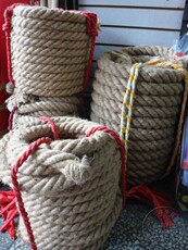 Перетягивание каната 拔河绳20米25米30米30米加粗3.5cm/4.5cm过油麻绳拔河比赛绳 Oil tug of