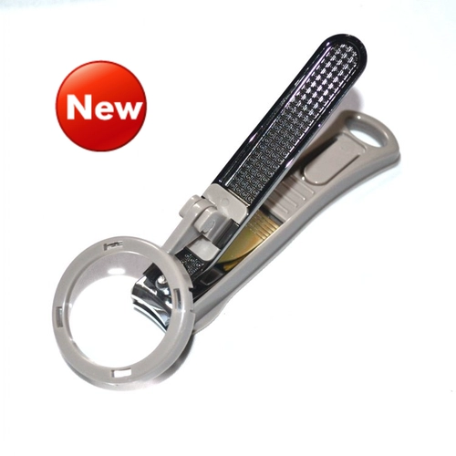 Лупа из нержавеющей стали для ногтей, плоскогубцы, маникюрные кусачки, ножницы