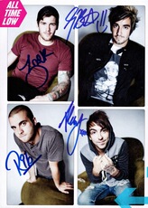 Сувенирные фотокарточки all time low don't
