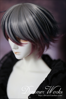 taobao agent 3 points and 4 points BJD/SD doll wigs/baby hair/high temperature silk ★ HT-rebellion and reflective short hair 1/3, 1/4