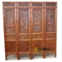 Dongyang khắc gỗ Ming và Triều Đại Nhà Thanh cổ cửa sổ hoa Trung Quốc cổ điển gỗ rắn gỗ sồi khắc bốn quý ông chạm khắc màn hình mẫu bình phong đẹp