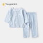 Tongtai mùa hè bé bộ đồ lót nam giới và phụ nữ bé 3-18 tháng bông áo quần hai mảnh phù hợp với đồ bé gái