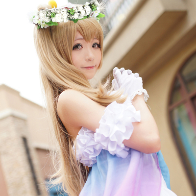 taobao agent COS props lovelive!South Little Bird/Nicole/Haiwei Lan Saiter Singing Singing All Stage Flower Ring Headgear