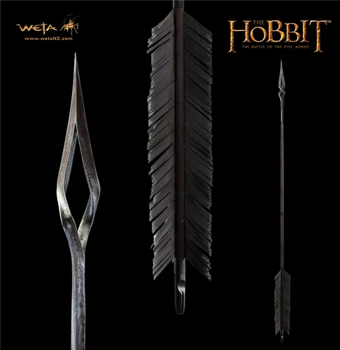 Забронируйте Weta Hobbit Hobbit Lord The Black Arrow стреляйте в дракон Black Arrow