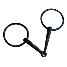 трензель 不锈钢2节口衔 马术口衔铁 马嚼子口塞 马术马具用品 马具配件