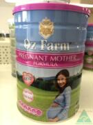 Thư trực tiếp Úc OZFarm Omega phụ nữ mang thai sữa mẹ cho con bú sữa bột có chứa axit folic 900g