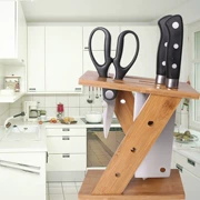 [Đặc biệt hàng ngày] giá bếp đa năng tre và gỗ giữ dao giữ giá bếp thông gió chống khuôn giữ bát đĩa - Phòng bếp