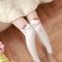 Ngọt sữa trắng giả cao nối vớ Nhật Bản mềm chị HelloKitty dễ thương mèo phim hoạt hình nhung pantyhose vớ dài