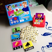 Trẻ em từ tiếng Anh thẻ giáo dục sớm Tiếng Anh khai sáng thẻ thư trò chơi scrabble Trò chơi đánh vần tự nhiên giáo dục sớm - Đồ chơi giáo dục sớm / robot