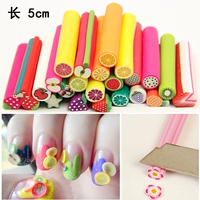 Đầy đủ 15 Nail làm móng tay trái cây Ornaments Kit lát trái cây Nail Patch dễ thương mềm gốm 1 bộ dụng cụ làm nail tại nhà