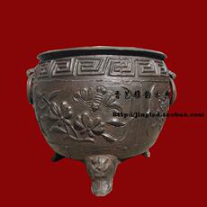 Декоративные горшки Античный железный цилиндр аквариум