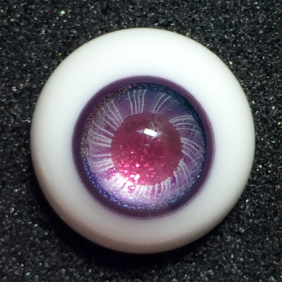 taobao agent SALA custom model BJD baby uses boutique handmade glass eye beads 141618 Super Beauty Eye [Red Moon]