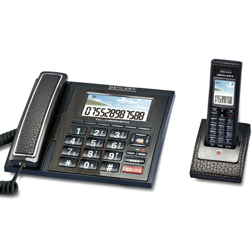 Paitar v801 Digital Ropeless Telephone 2,4G Большой экран кожаный ребенок Матери -Машина Матери -Материал Матери -Материал Низкий радиация защита окружающей среды