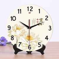 Ченгкин творческие новые керамические часы гостиная спальня китайская стиль часы часы висят часы двойной колокол статические украшения